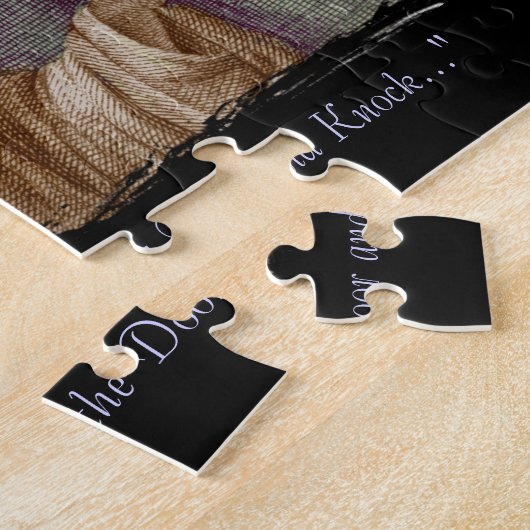 Jesus klopft an der Tür Puzzle (Seite)