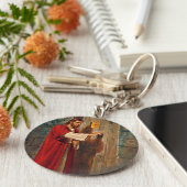 Jesus klopft an der Tür Schlüsselanhänger (Seite)