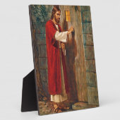 Jesus klopft an die Tür Fotoplatte (Seite)
