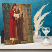 Jesus klopft an die Tür Fotoplatte (Seite)