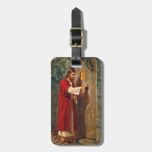 Jesus klopft auf der Tür Gepäckanhänger