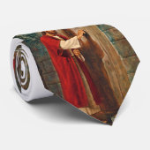 Jesus klopft auf der Tür Krawatte (Gerollt)