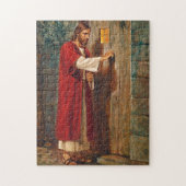 Jesus klopft auf der Tür Puzzle (Vertikal)