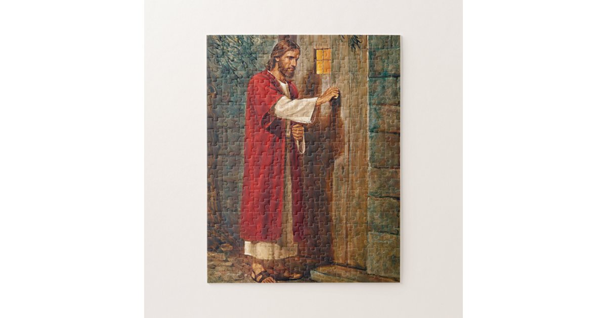 Jesus klopft auf der Tür Puzzle | Zazzle.de