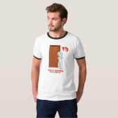 Jesus klopft Ringer-T - Shirt (Vorne ganz)