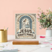 Jesus Kloster Minimal Jesus Kloster Minimal Chri Acrylschild (Hochzeit)