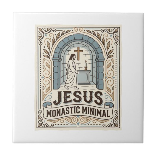Jesus Kloster Minimal Jesus Kloster Minimal Chri Fliese (Vorderseite)
