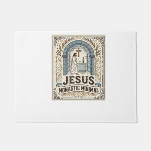 Jesus Kloster Minimal Jesus Kloster Minimal Chri Fußmatte