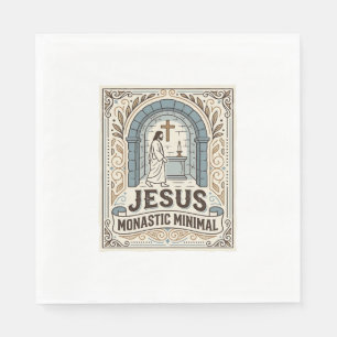 Jesus Kloster Minimal Jesus Kloster Minimal Chri Serviette