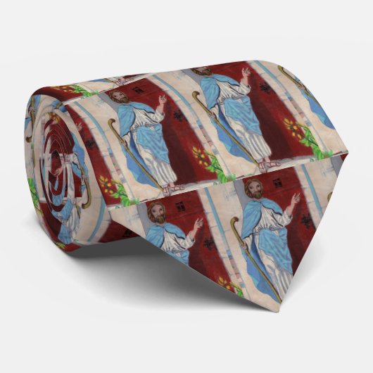 JESUS KNOCKS Krawatte (Gerollt)