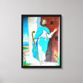 JESUS KNOCKS Leinwand (Vorderseite)