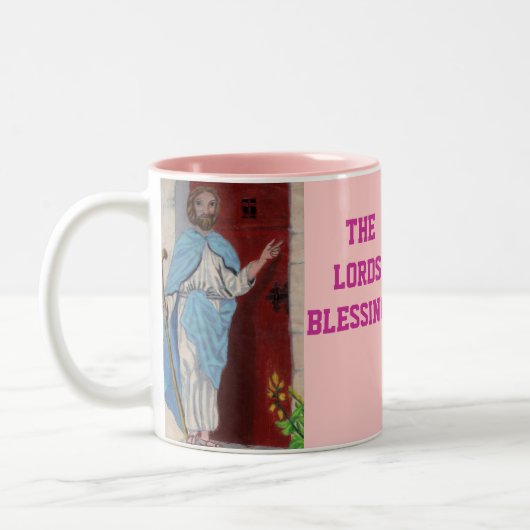 JESUS KNOCKS OSTERE Tasse (Links)