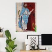 JESUS KNOCKS Poster (Heimbüro)