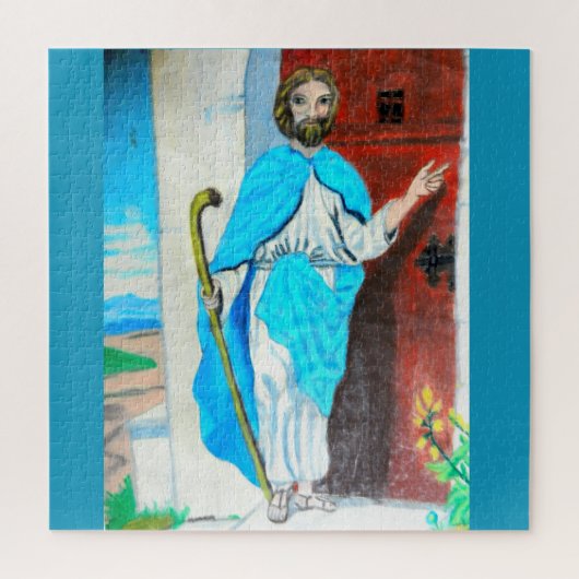 JESUS KNOCKT AUF DAS DOOR-Puzzle Puzzle (Vertikal)
