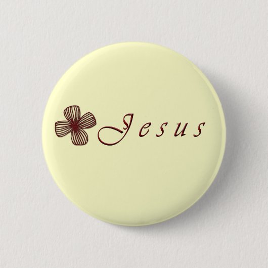 Jesus-Knopf Button (Vorderseite)