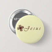 Jesus-Knopf Button (Vorne & Hinten)