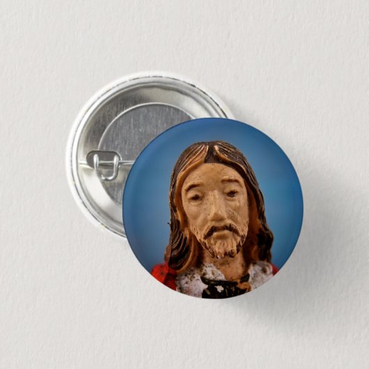 Jesus-Knopf Button (Vorne & Hinten)
