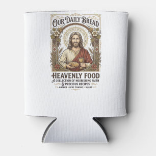 Jesus-Kochbuch Rezeptkarte Ästhetik Vintage-Shirt Dosenkühler