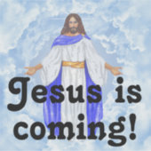 Jesus kommt! aufkleber (Vorderseite)