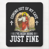 Jesus kommt aus meiner Höhle Mousepad (Vorne)