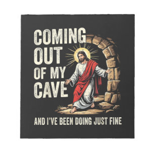 Jesus kommt aus meiner Höhle Notizblock