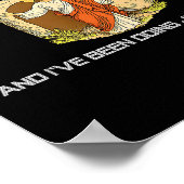 Jesus kommt aus meiner Höhle und ich habe Jus gema Poster (Ecke)