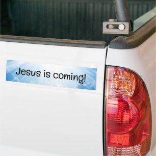 Jesus kommt! autoaufkleber