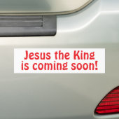 Jesus kommt autoaufkleber (Auf Auto)