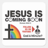 Jesus kommt bald 20 Aufkleber auf dem Platz pro Bl (Vorderseite)