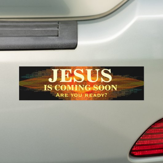 JESUS KOMMT BALD Autoaufkleber (Auf Auto)