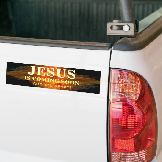JESUS KOMMT BALD Autoaufkleber (Auf Lkw)
