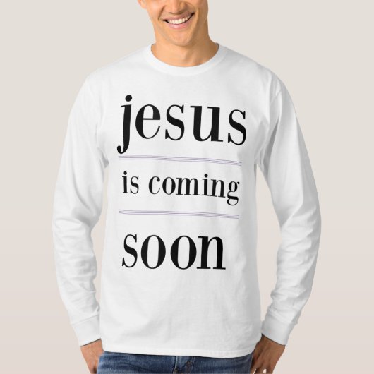Jesus kommt bald Christlich Evangelism Group T-Shirt (Vorderseite)