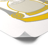 Jesus kommt bald Gold Hourglass Poster (Ecke)