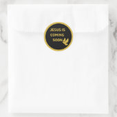 Jesus kommt bald _Goldtaube Sticker (Tasche)