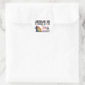 Jesus kommt bald Herzkleber 20 pro Blatt Herz-Aufkleber (Tasche)