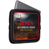 JESUS KOMMT BALD LAPTOPSCHUTZHÜLLE (Vorne Rechts)
