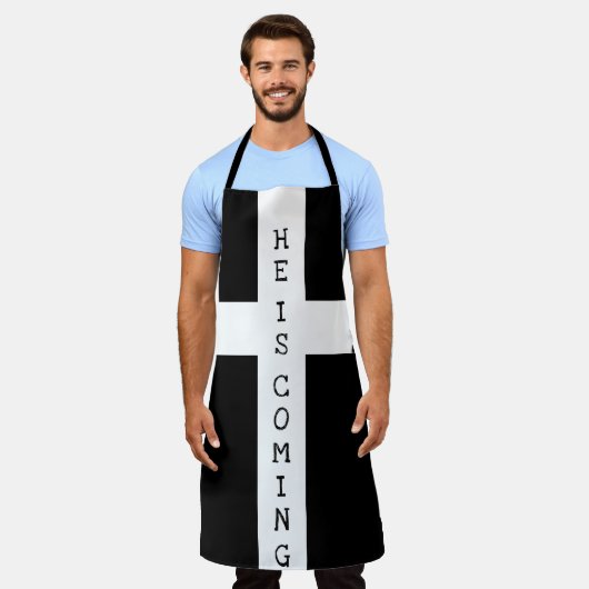 JESUS kommt bald Schürze (Getragen)