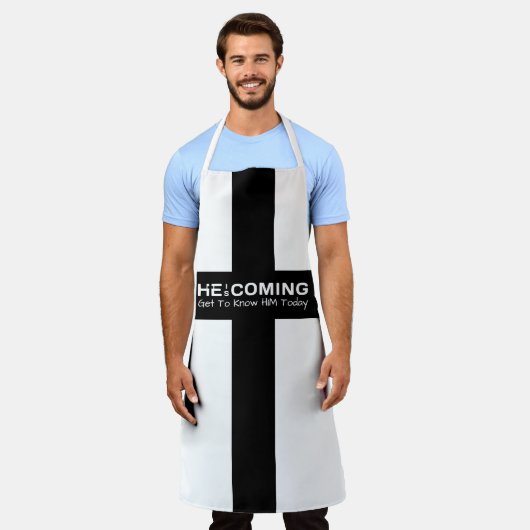 Jesus kommt bald schürze (Getragen)