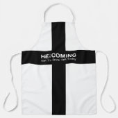 Jesus kommt bald schürze (Vorderseite)