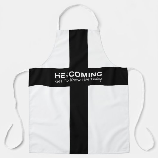 Jesus kommt bald schürze (Vorderseite)