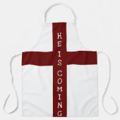 JESUS kommt bald Schürze (Vorderseite)