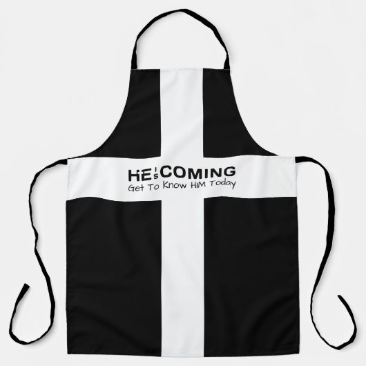 Jesus kommt bald schürze (Vorderseite)