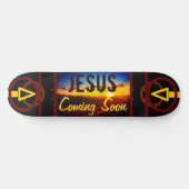 Jesus kommt bald Skateboard (Horizontal)