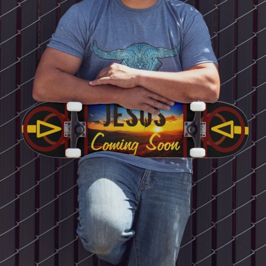 Jesus kommt bald Skateboard (Außenbereich 3)