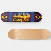 Jesus kommt bald Skateboard (Horizontal)