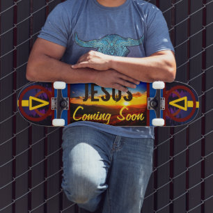 Jesus kommt bald Skateboard