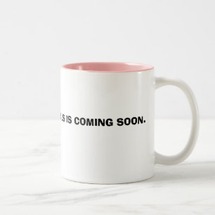 JESUS KOMMT BALD ZWEIFARBIGE TASSE