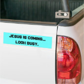 Jesus kommt, Blick-beschäftigter Autoaufkleber (Auf Lkw)