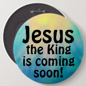 Jesus kommt button (Vorne & Hinten)