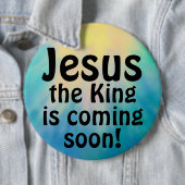 Jesus kommt button (Beispiel)